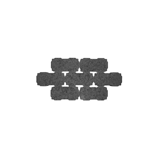Afbeeldingen van Betonklinker waterdoorlatend - 22 x 11 x 10cm - zwart