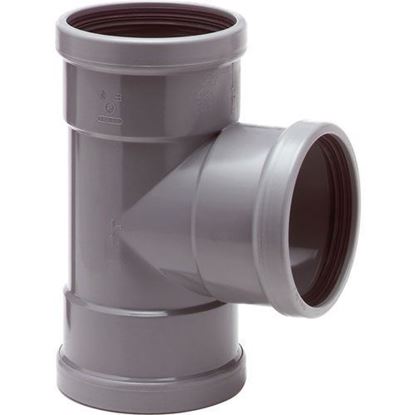 Image de PVC T-stuk 3x M - D.160 - 90°