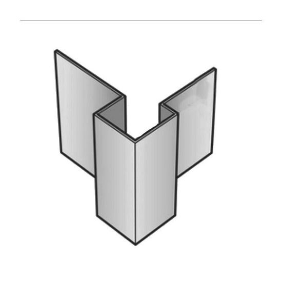 Picture of Buitenhoek Asymmetrisch L=3M Alu C53 Lood