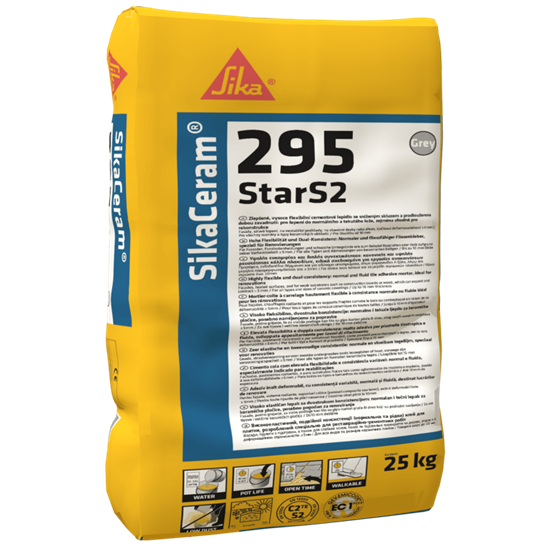 Image de SikaCeram-295 StarS2 colle déformable pour carrelage 25kg