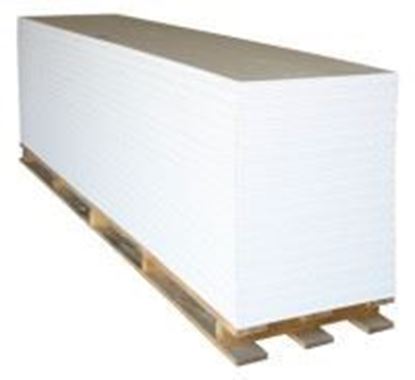 Show details for Gipsplaat lot dikte 13mm 2.4 x 1.2 cm 50st/pal standaard witte gipsplaten