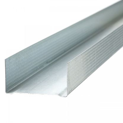 Afbeeldingen van Metal Stud horizontaal U-profiel 100mm x 4m