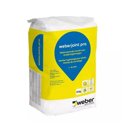 Image de Weber joint large staalgrijs 5kg binnen - vloer/wand - smalle voegbreedte