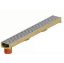 Image de Aco euroline 60 + rooster shadow grey met uitloop 1m