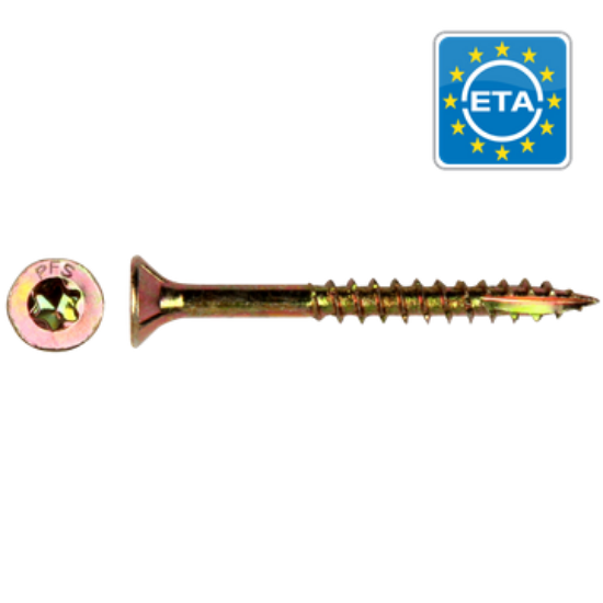 Image de houtschroef VZK-T Ø6,0x180 ZnG
