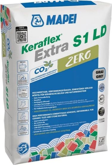 Afbeeldingen van Mapei Keraflex Extra LD Zero S1 Grijs 20kg