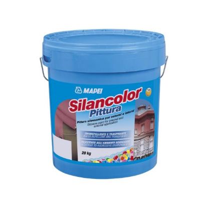 Afbeeldingen van Mapei silancolor tonachino plus 0.7 wit 25kg