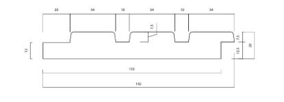 Afbeeldingen van Thermowood Triple Ayous 4200x142x20 (nuttig 132mm)