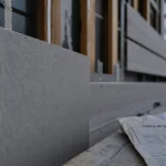 Aquapanel Outdoor : plaque de ciment façade en chantier
