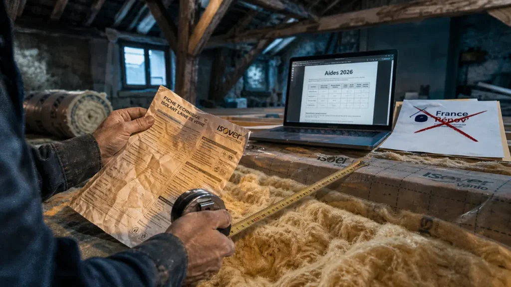 Combles perdus, rampants, sarking : quelles aides pour isoler en 2026 ?