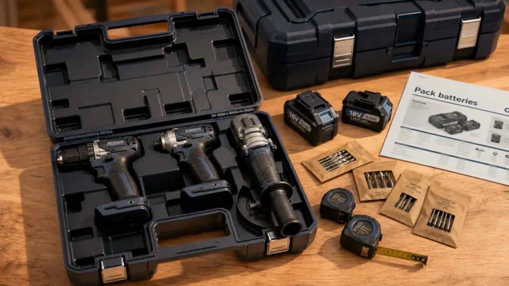 Pack électroportatif : 2 batteries, 18V et les critères qui évitent les mauvais choix