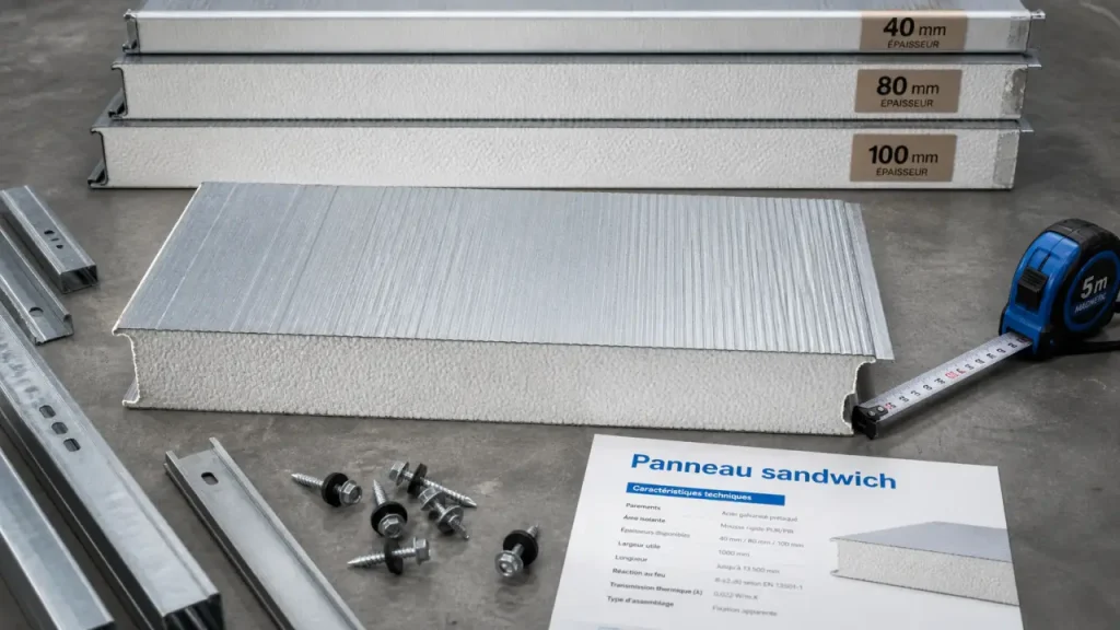 Panneau sandwich bac acier : 4 épaisseurs pour isoler, protéger et rentabiliser votre toiture
