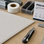 Plasterboard : épaisseurs 9,5 12,5 15 mm pour chaque usage
