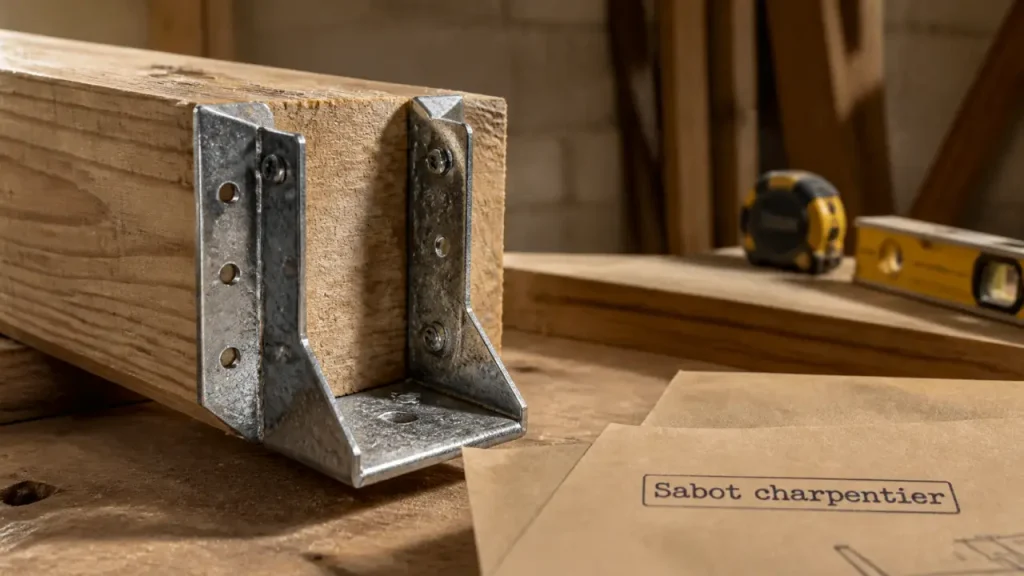 Sabot charpentier : comment choisir le bon modèle selon le bois, le support et les charges