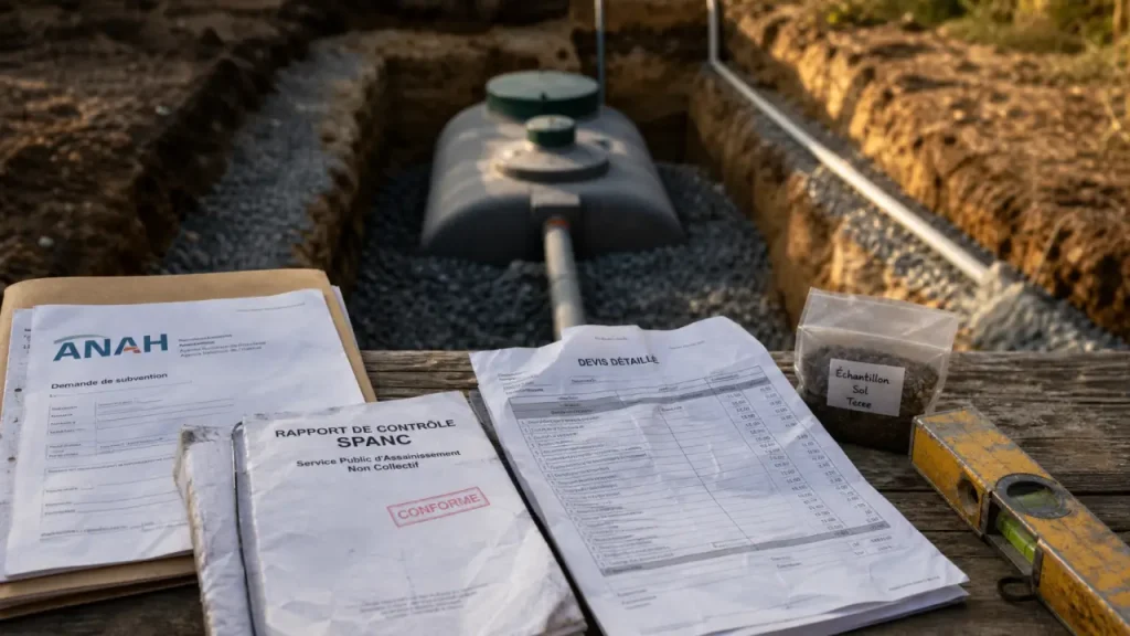 Subvention ANAH pour assainissement : 50 % d’aide, mais seulement avant le chantier