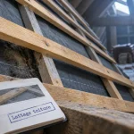 Liteaux toiture en bois, tuiles déplacées et risques de fuites