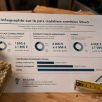 Prix isolation combles 50m2 : tarifs selon combles, technique et matériau