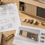 Meubles sur mesure : plan millimétré et maquette de meuble sur mesure